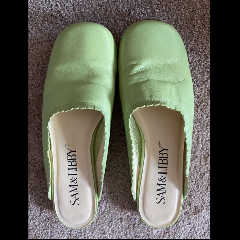 Vintage Sam Libby mint shoes